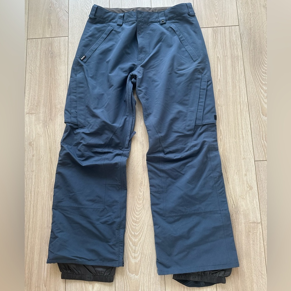 🏂 Burton Snowboard Ski Pants Blue Grey Waterproof Winter XL